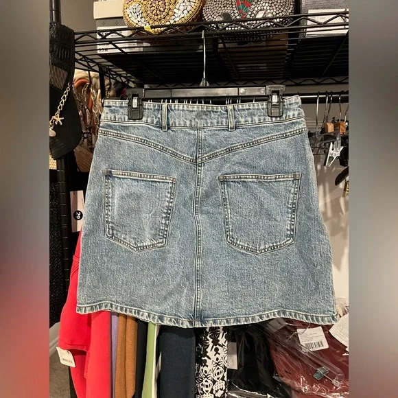 Anthropologie Pilcro Denim Skirt, Sz 10 NWT - Picture 3 of 4